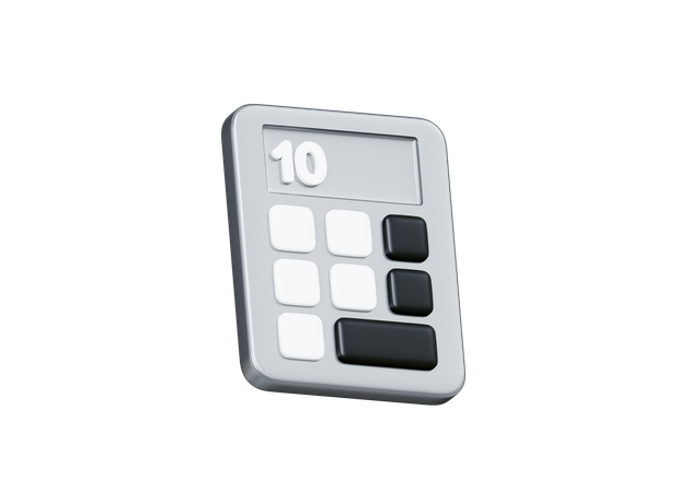Calculator  3D Icon