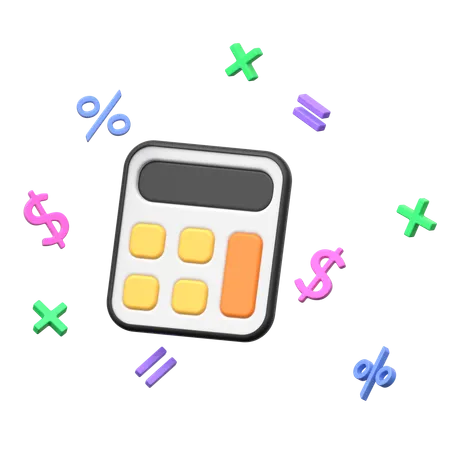 Calculator  3D Icon