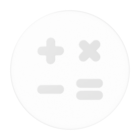 계산자  3D Icon