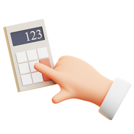Calculator  3D Icon