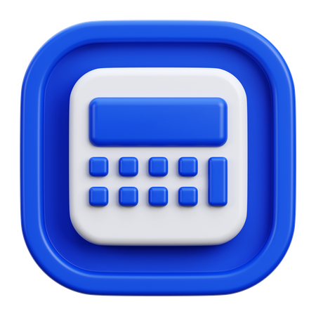 Calculator  3D Icon