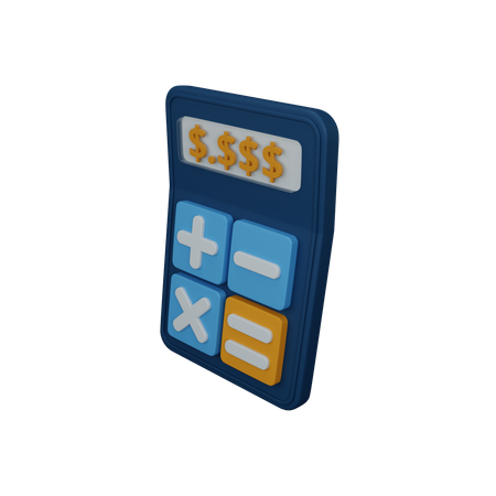 Calculator  3D Icon