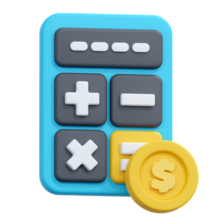 Calculator  3D Icon