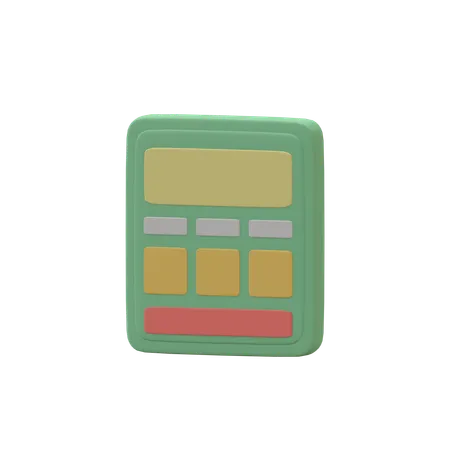 Calculator  3D Icon