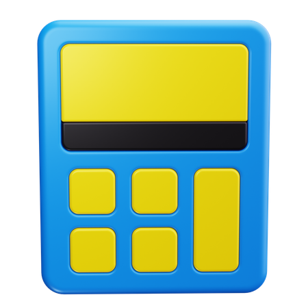 Calculator  3D Icon