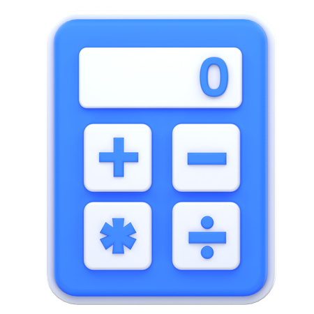 Calculator  3D Icon