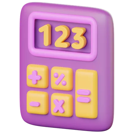 Calculator  3D Icon