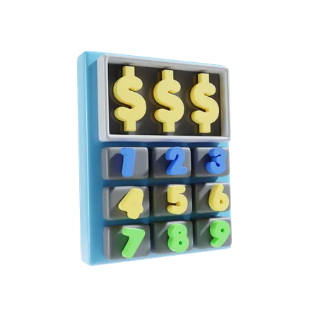 Calculator  3D Icon