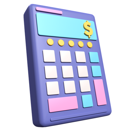 Calculator  3D Icon