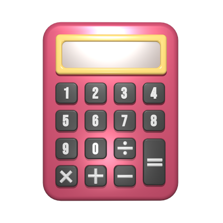Calculator  3D Icon