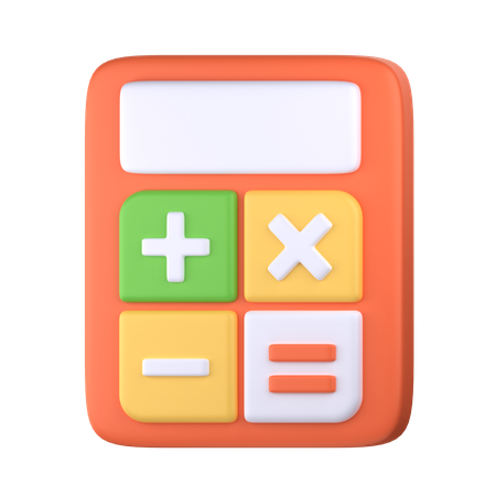 Calculator  3D Icon