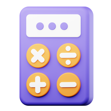 Calculator  3D Icon