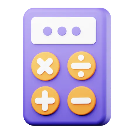 Calculator  3D Icon