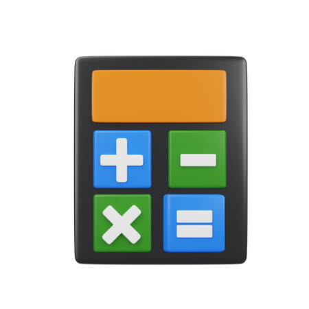 Calculator  3D Icon