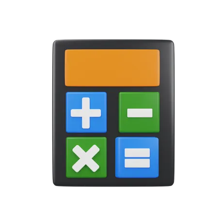 Calculator  3D Icon