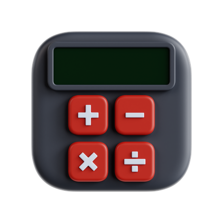 Calculator  3D Icon