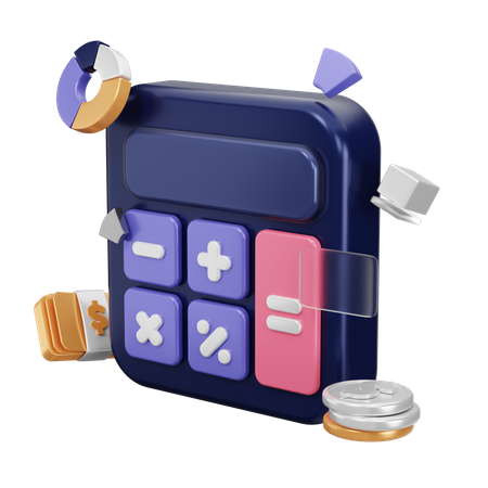 Calculator  3D Icon