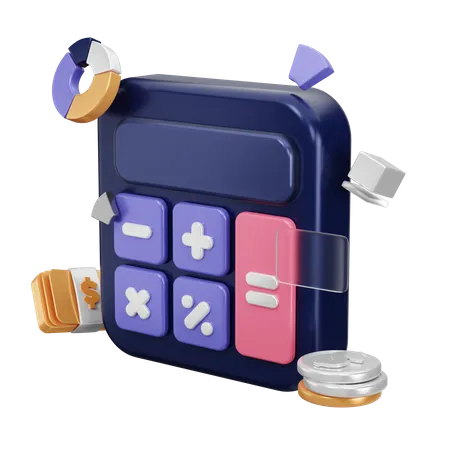 Calculator  3D Icon