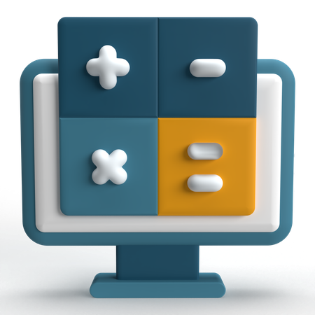 Calculator  3D Icon