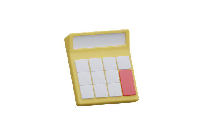 Calculator  3D Icon