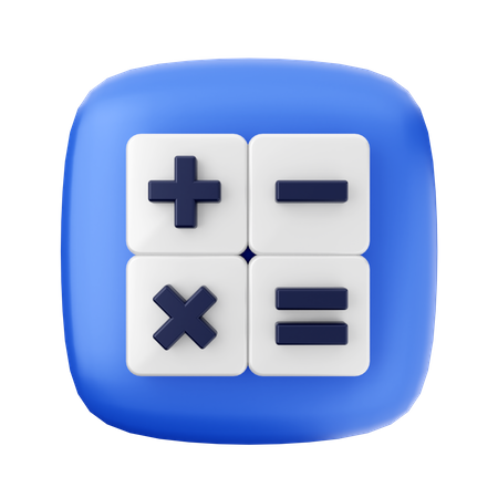 Calculator  3D Icon