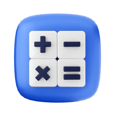 Calculator  3D Icon