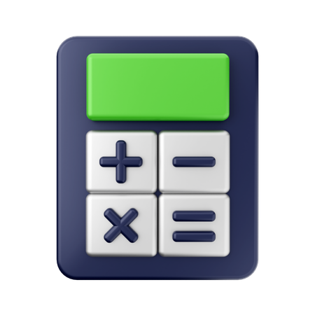 Calculator  3D Icon