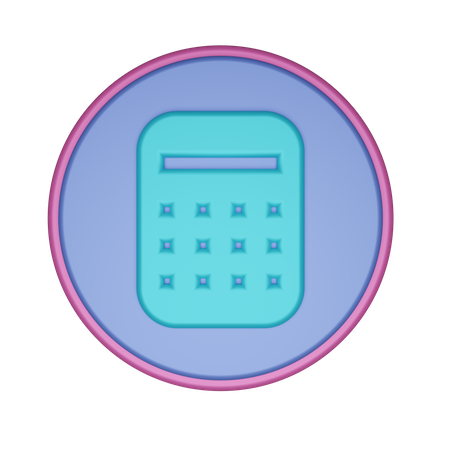 Calculator  3D Icon