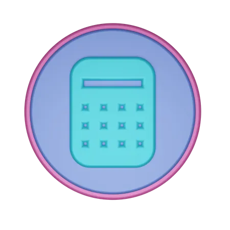 Calculator  3D Icon