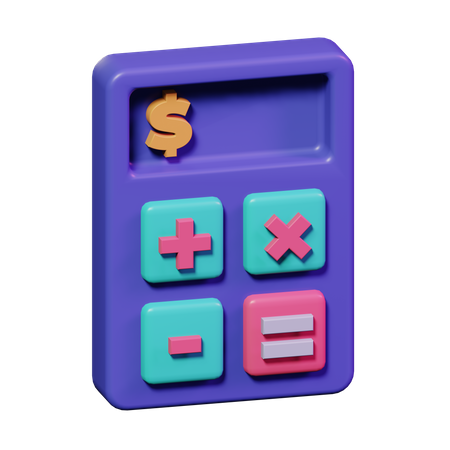 Calculator  3D Icon