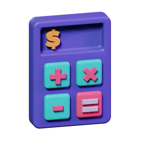 Calculator  3D Icon