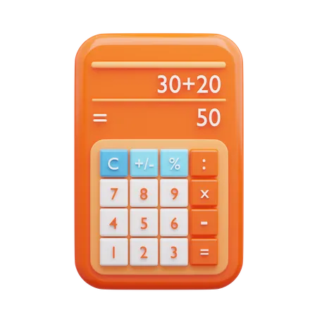 Calculator  3D Icon