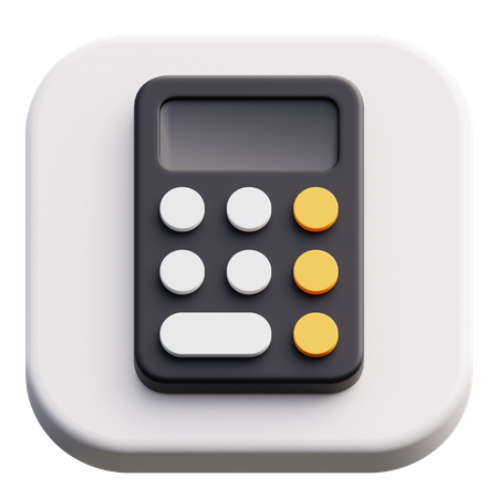 Calculator  3D Icon