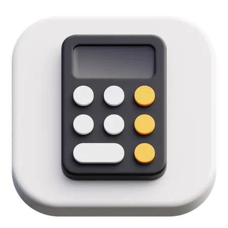 Calculator  3D Icon