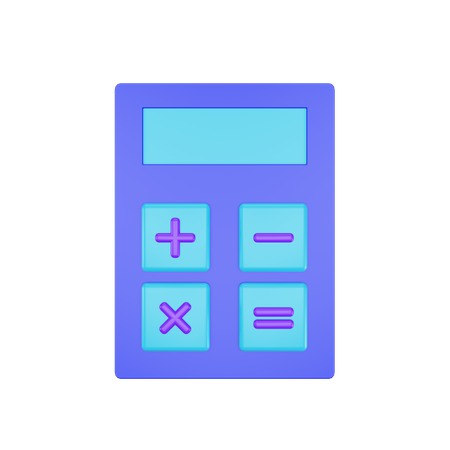 Calculator  3D Icon