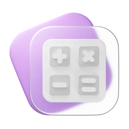 Calculator  3D Icon