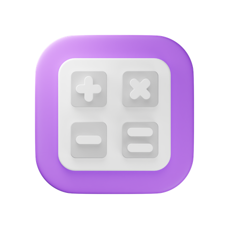 Calculator  3D Icon