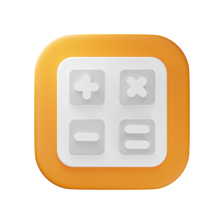 Calculator  3D Icon