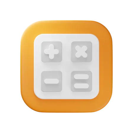 Calculator  3D Icon