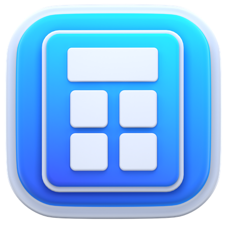 Calculator  3D Icon