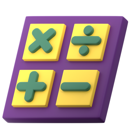 Calculator  3D Icon