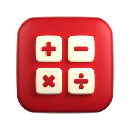 Calculator  3D Icon