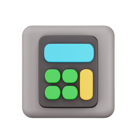 Calculator  3D Icon