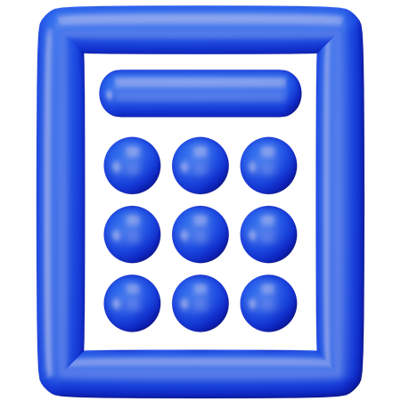 Calculator  3D Icon