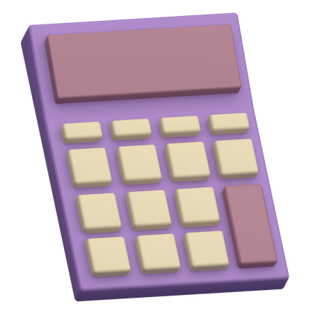 Calculator  3D Icon