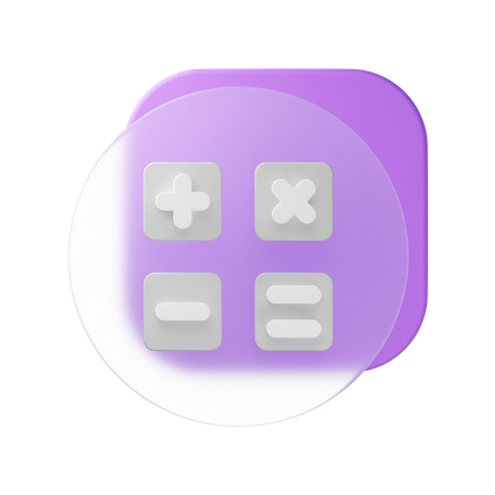 Calculator  3D Icon