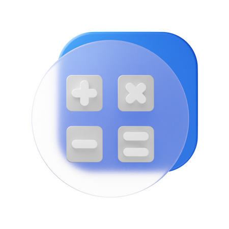 Calculator  3D Icon