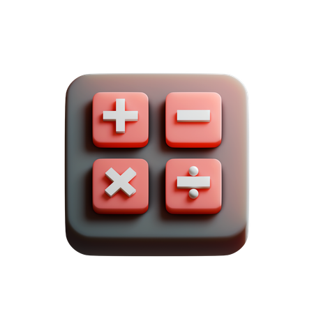 Calculator  3D Icon