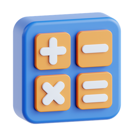 Calculator  3D Icon