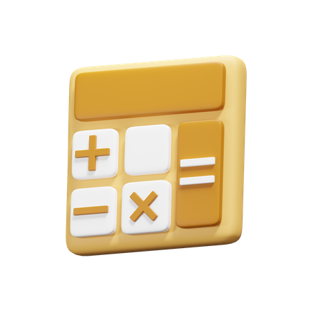 Calculator  3D Icon